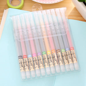 12/24/36pcs Fiber Pen Point Watercolor Pens KINIYO Stationery
